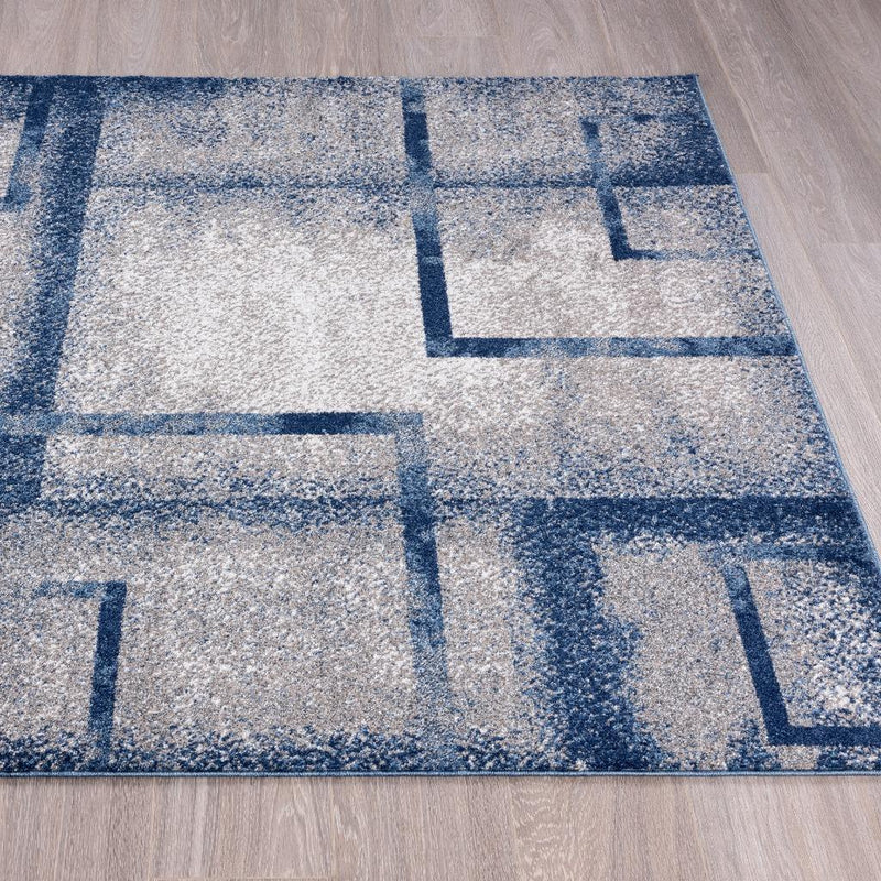 Modern Geometric Shapes 2283 Area Rug