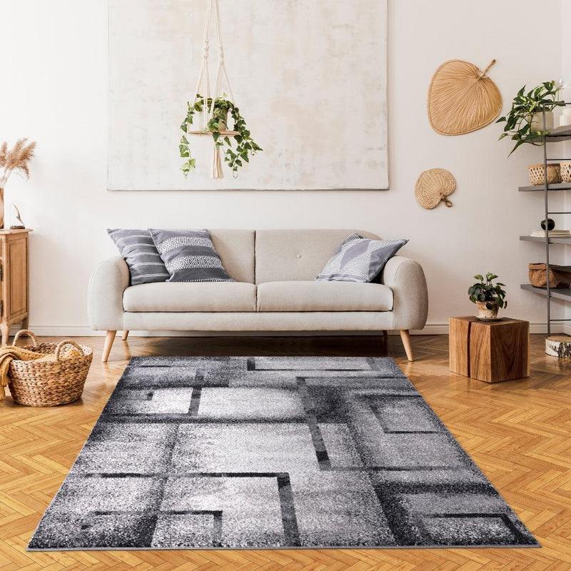 Modern Geometric Shapes 2283 Area Rug