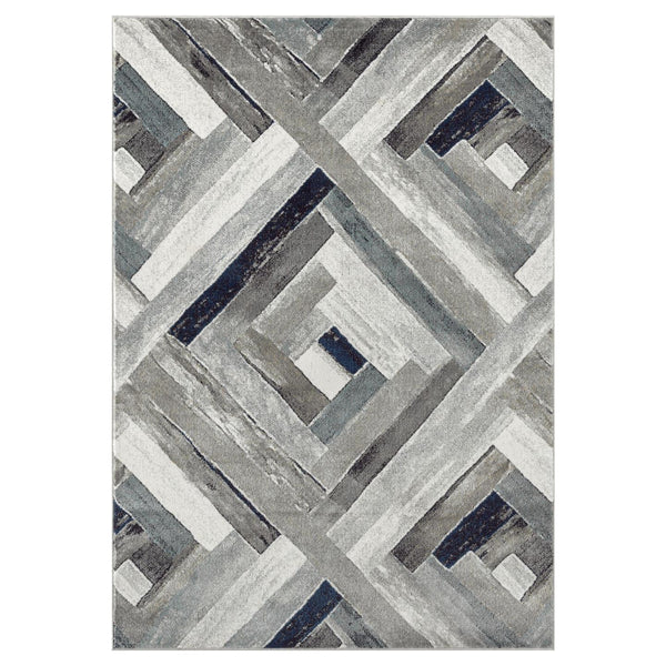 Modern Farmhouse 9895 Wood Geometric Area Rug