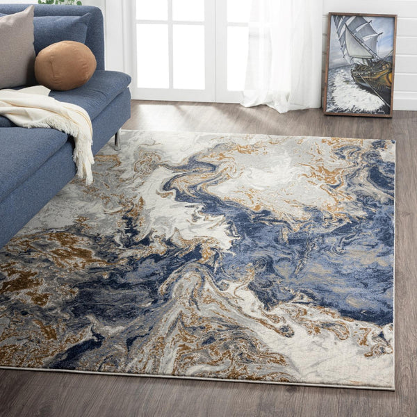 Marble Abstract 488 Area Rug