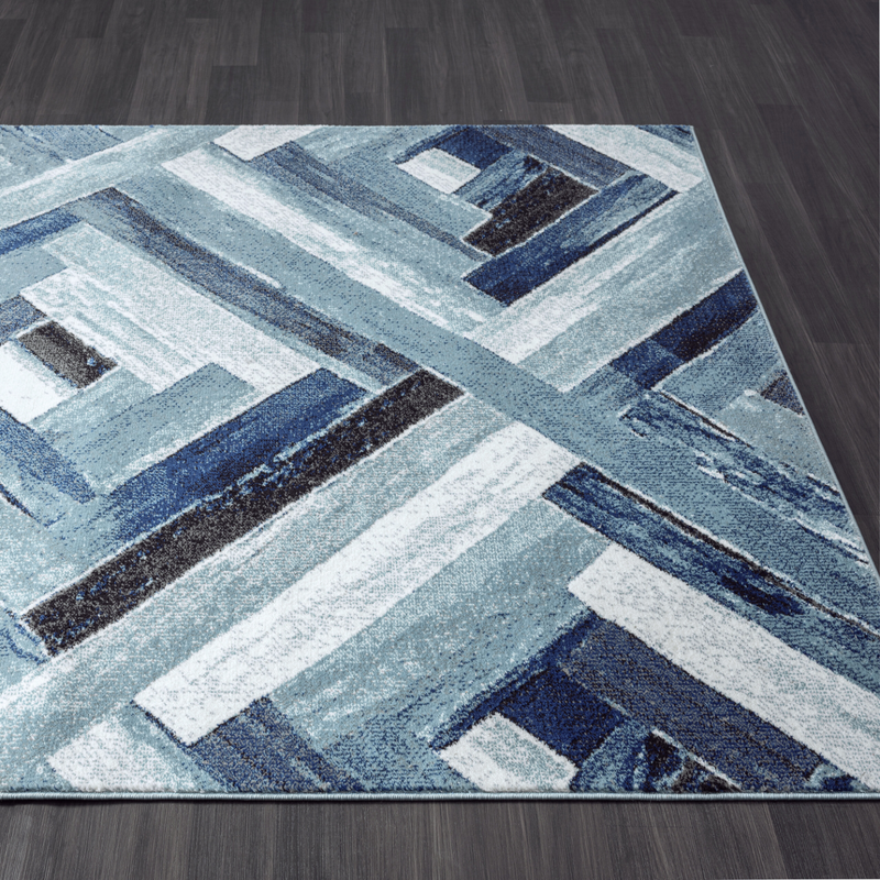 Modern Farmhouse 9895 Wood Geometric Area Rug