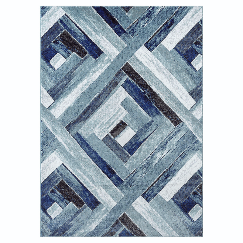 Modern Farmhouse 9895 Wood Geometric Area Rug