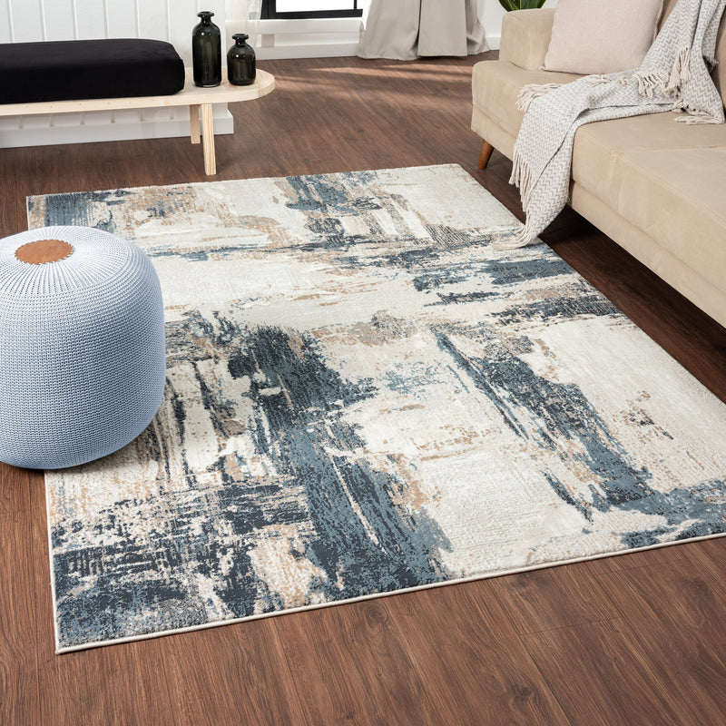 Camellia 1660 Distressed Abstract Area Rug