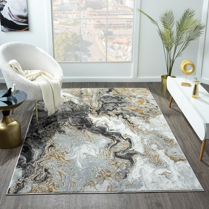 Marble Abstract 488 Area Rug