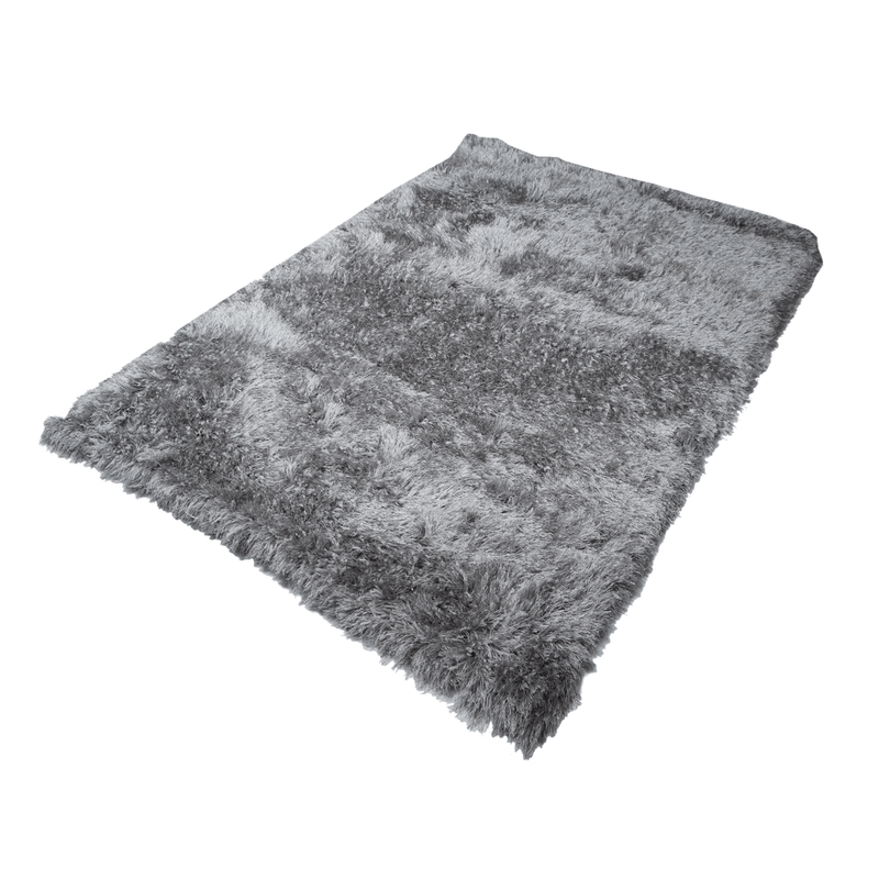 SIlver Grey Shaggy Rug