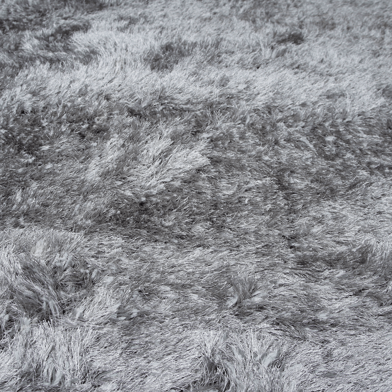 SIlver Grey Shaggy Rug