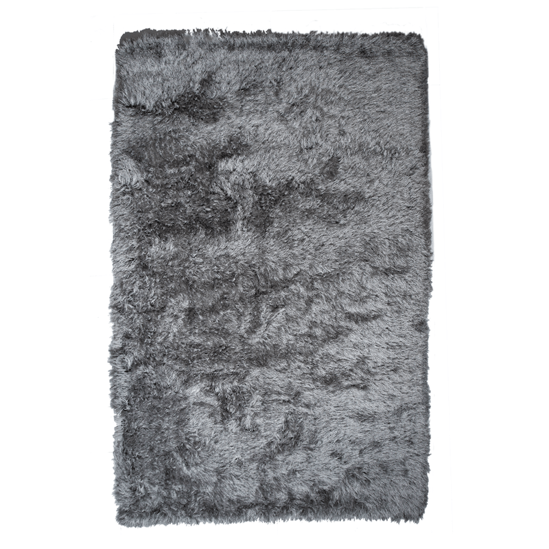 SIlver Grey Shaggy Rug