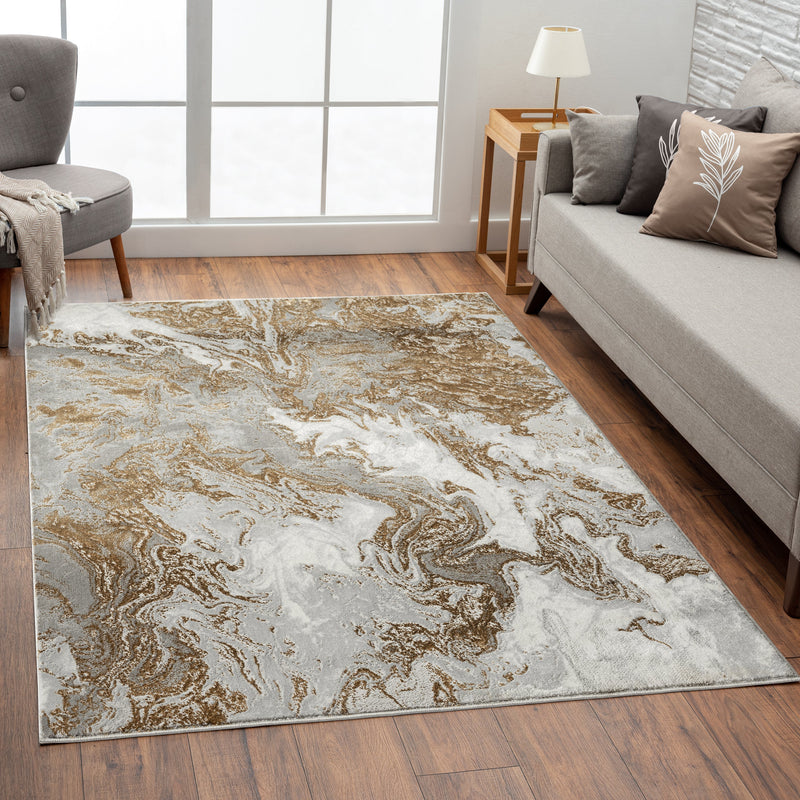 Marble Abstract 488 Area Rug