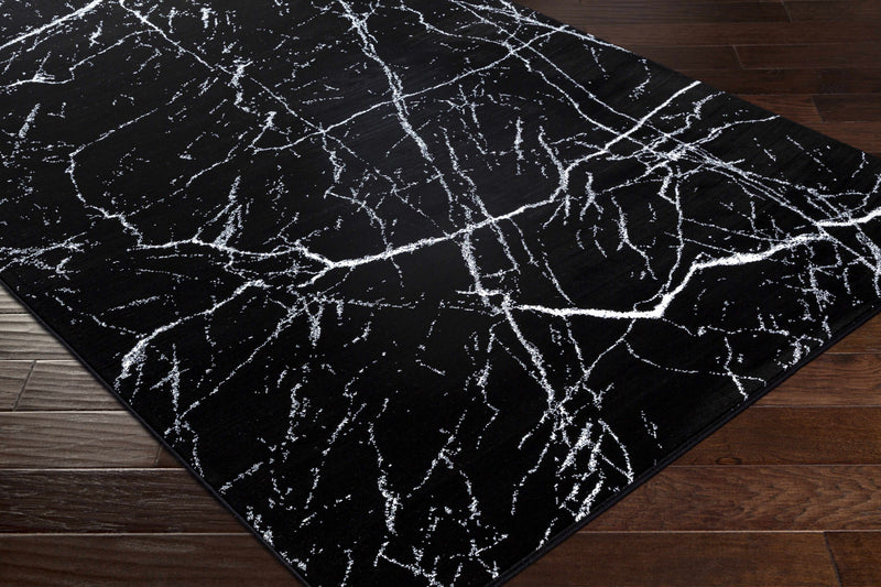 Sefton Black Marble Rug