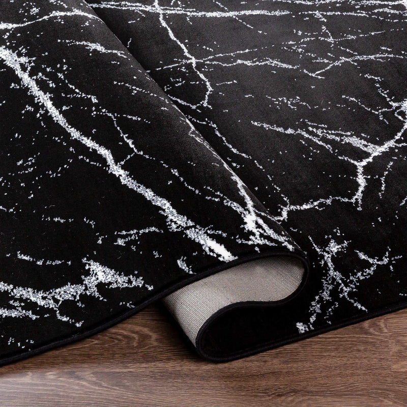 Sefton Black Marble Rug