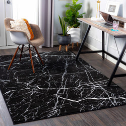 Sefton Black Marble Rug